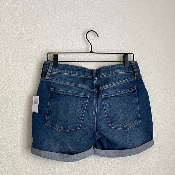 Old Navy Maternity Front Low Panel O.G. Straight Cuffed Jean Shorts 4 NEW - Picture 4 of 10